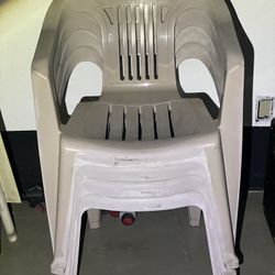 plastic chairs