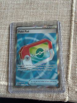 Pokemon Poke Pad Card