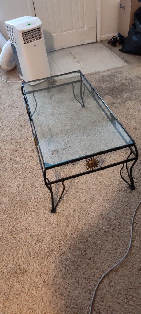 Glass Top Coffee Table