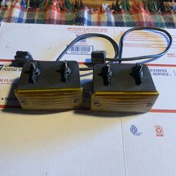 Mercedes R107 380SL 450SL 560SL Front Lower Blinker And Drive Light Set Used