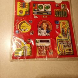 Bionic Woman Tattoos And Sticker vintage 