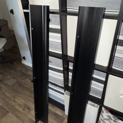 Set of 2 IKEA Black Shelves