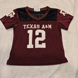 Rivalry Threads Texas A&M Aggies Jersey Size 2T 