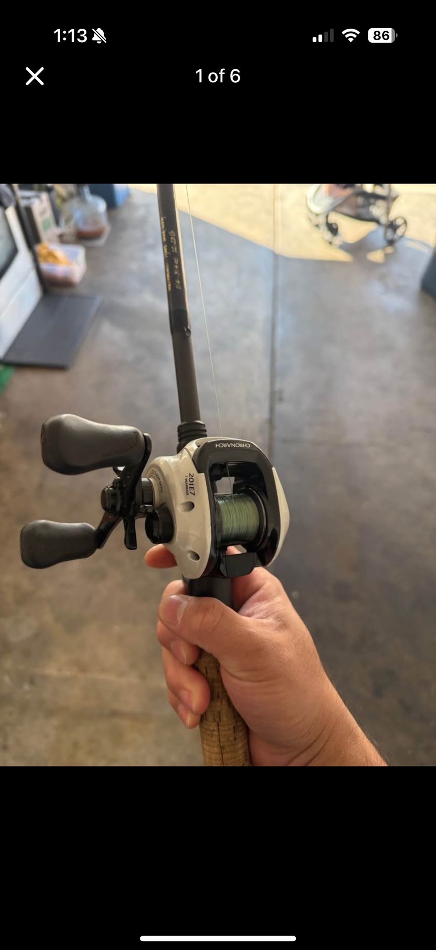 Shimano Reel And Helium Rod 7ft Medijm