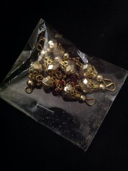Golden drop beads