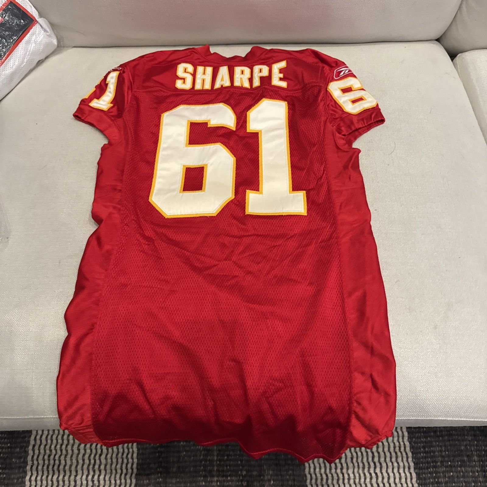 Montique Sharpe #61 KC Chiefs Team Player Issued & Worn Jersey NFL Wake Forest