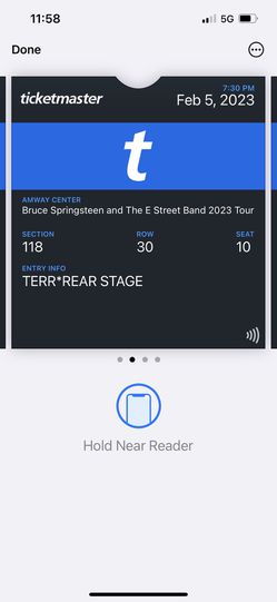 Bruce Springsteen Tickets Thumbnail