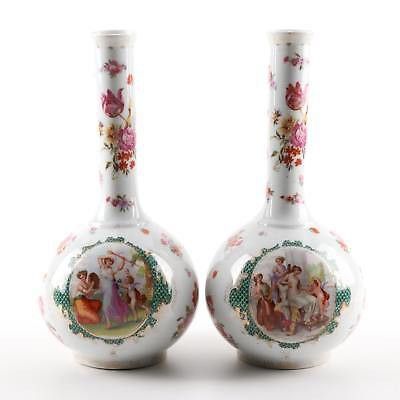 Antique Schierholz / Plaue Decorative Porcelain Bottles