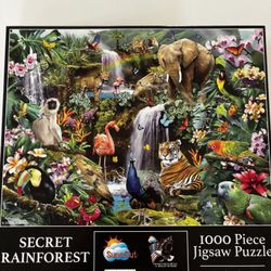 Secret Rainforest 1000 Piece Jigsaw Puzzle 