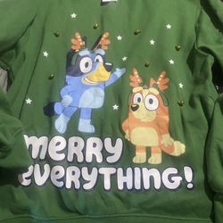 Adult sweater Bluey size Xl