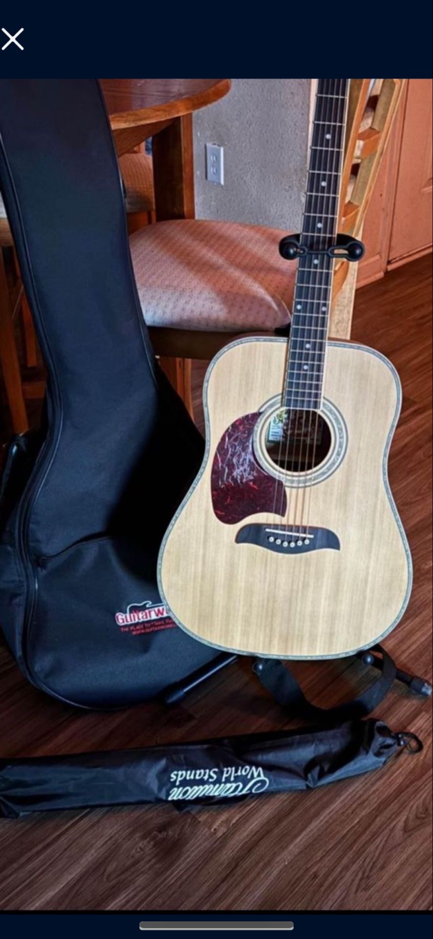 Acoustic Guitar, LEFT Handed