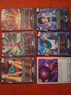 Cards :yuugioh ,dragon ball z,legion legends