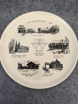 NY 1776-1976 Bicentennial Collectors Plate