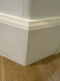 Baseboard MDF white
