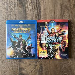 Guardians of the Galaxy & Guardians of the Galaxy Volume 2 Action Blu-Ray Movies