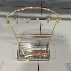 Gold Jewelry Necklace Holder