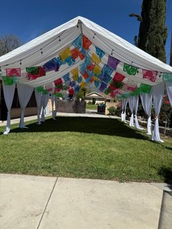 20x30 canopy draping