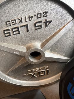 IGX Classic 45 lb Iron Weight Plates (6 available)