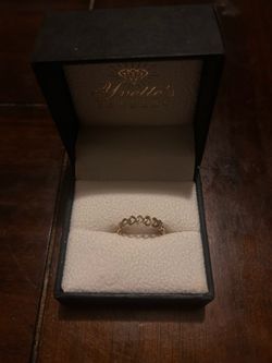 14K Heart Gold Ring