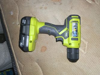 Ryobi.  18.volt  lithium drill.