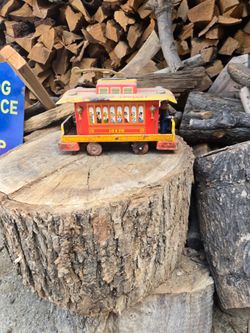 Vintage Tin Toy Trolley Car No. 10430
