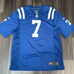 Nike Indianapolis Colts Jacoby Brissett Home On Field Game Jersey Men’s XL