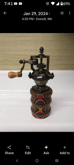 Pepper grinder so pretty 7"
