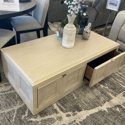 Beautiful Gliding Coffee Table