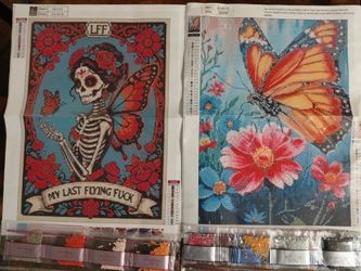 Diamond Painting Kits Set of Two 30x40cm