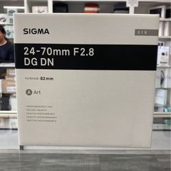Sigma 24-70mm F2.8 Lens