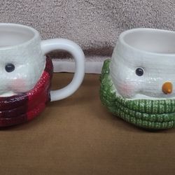 Hallmark Snowman Mugs