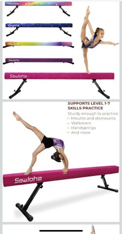 Adjustable Gymnastics Balance Beam