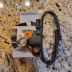 OEM jaguar negative battery cable and sensor assembly