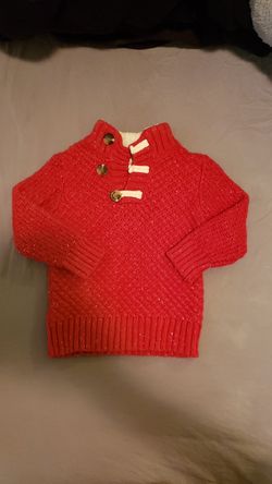 Red Winter Sweater - Kids 2T