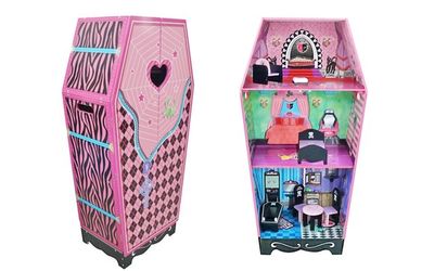 vampire villa coffin doll house