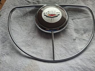 1950s Ford steering wheel horn ring