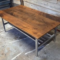Refinished Mid-Century Style Coffee Table 
