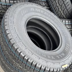 17” AMERICUS All Terrain Tires. Size 35x12.50R17. 