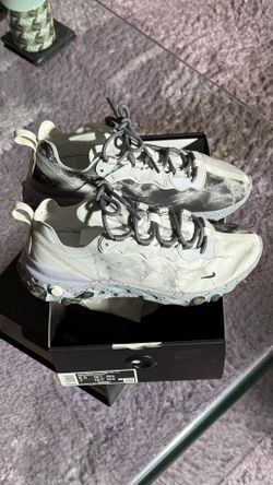 Kendrick Lamar x React Element 55 'Pure Platinum' Size 7 W 5.5 Youth