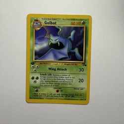 Pokemon GOLBAT 34/62 1st Edition (1999 Fossil)