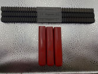 Snap-On Tools USA TFTFM932 3pc Thread Restoring Tool Set With Red Grips Used