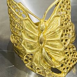 Japan Gold 18k Butterfly Ring