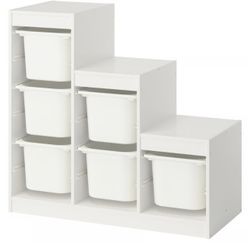 IKEA Storage Unit with Bins – Great Condition