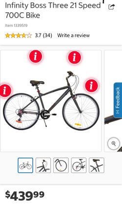 Infinity Boss Three 21 Speed 700C Bike
