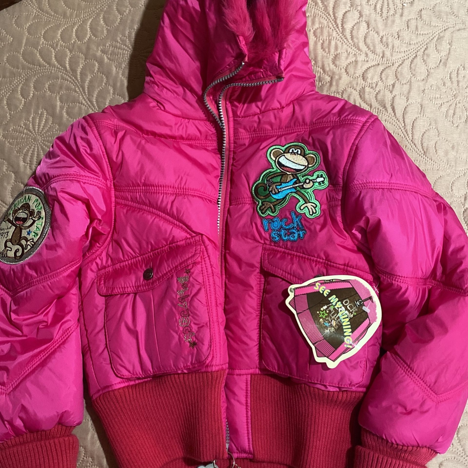 Brand New Original Bobby Jack Lined Girls Jacket Size 12