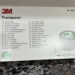 3M Transpore Surgical Tape 💵  Cinta Quirurgica Transporos  de 3M 