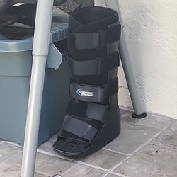 United Ortho Air Cam Walker Fracture Boot, SMALL, Black, Long Tall Top