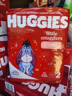 Huggies 2 , 60 Count. $15 Each Pack.