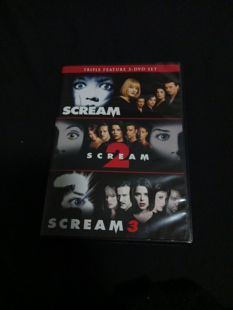 Scream Movie Triple Feature 3-dvd Set