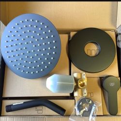 8 Inch Round Shower Head With Valve